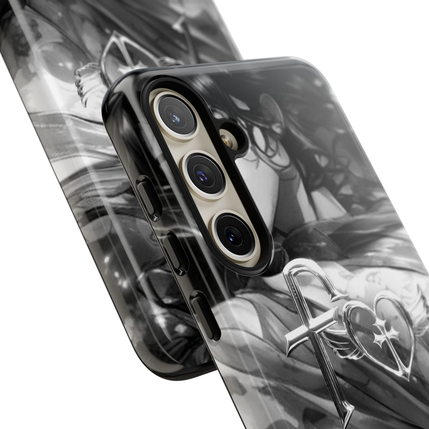 Kiss+United PII Black Tough Phone Case