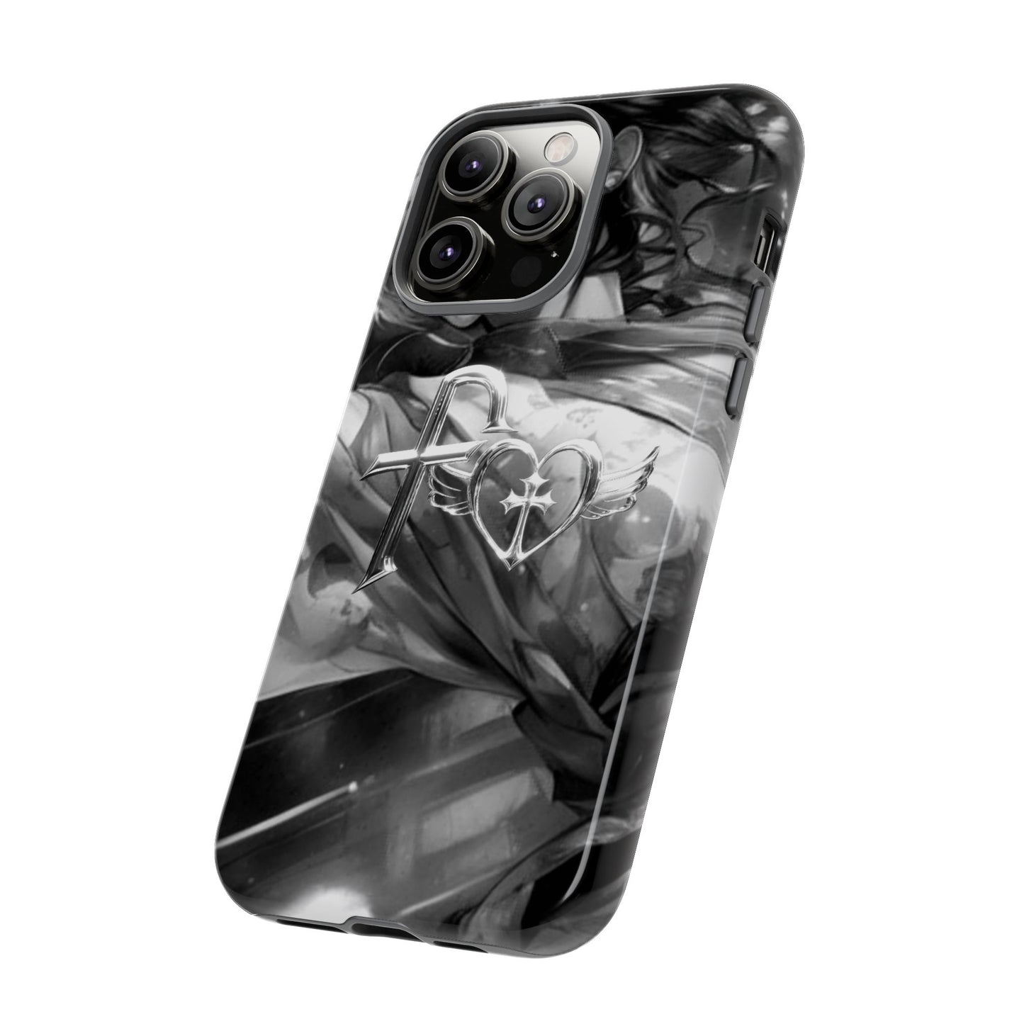 Kiss+United PII Black Tough Phone Case