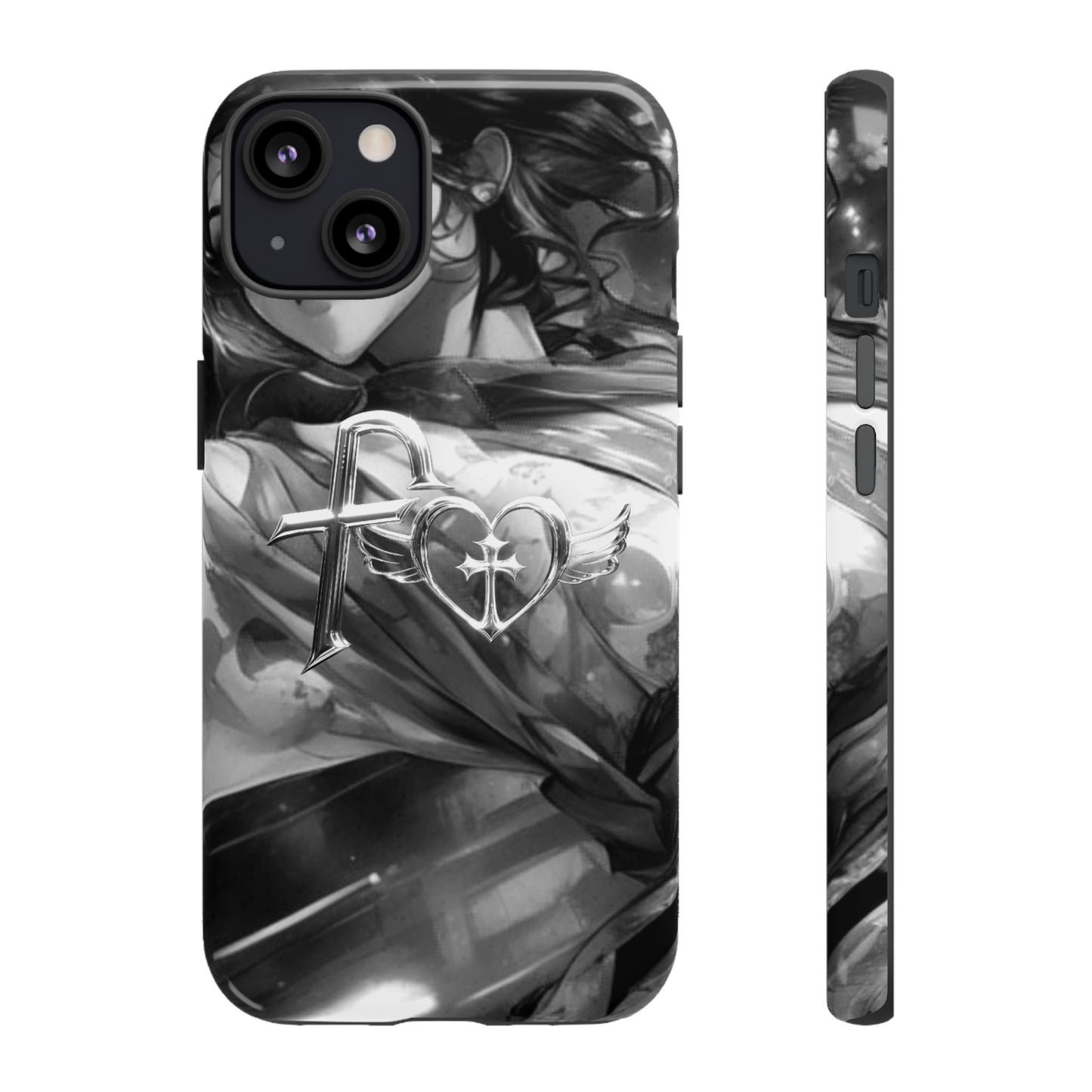 Kiss+United PII Black Tough Phone Case