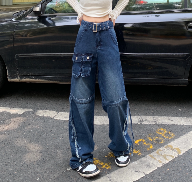 Kiss+United Vintage High Waist Loose Wide Leg Jeans