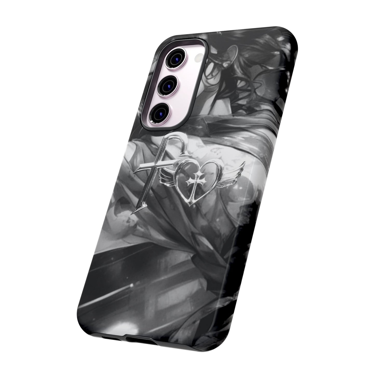 Kiss+United PII Black Tough Phone Case