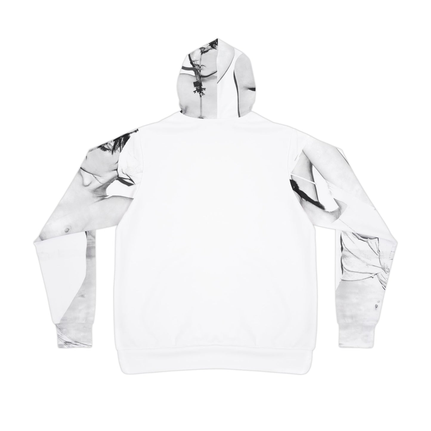 Kiss+United Nudestress Grey Athletic Hoodie (AOP) Plain