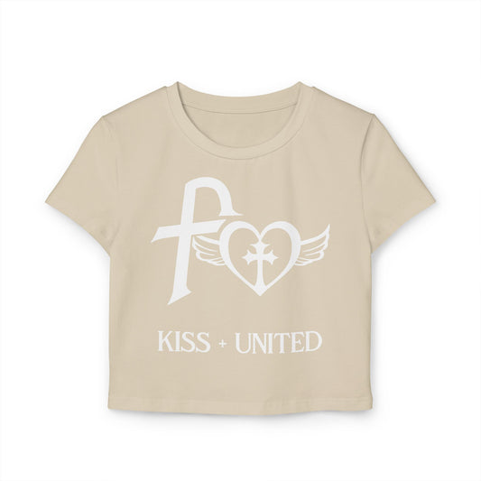 Kiss+United Fukiyo Signature Sand Brown V2 Women's Baby Tee