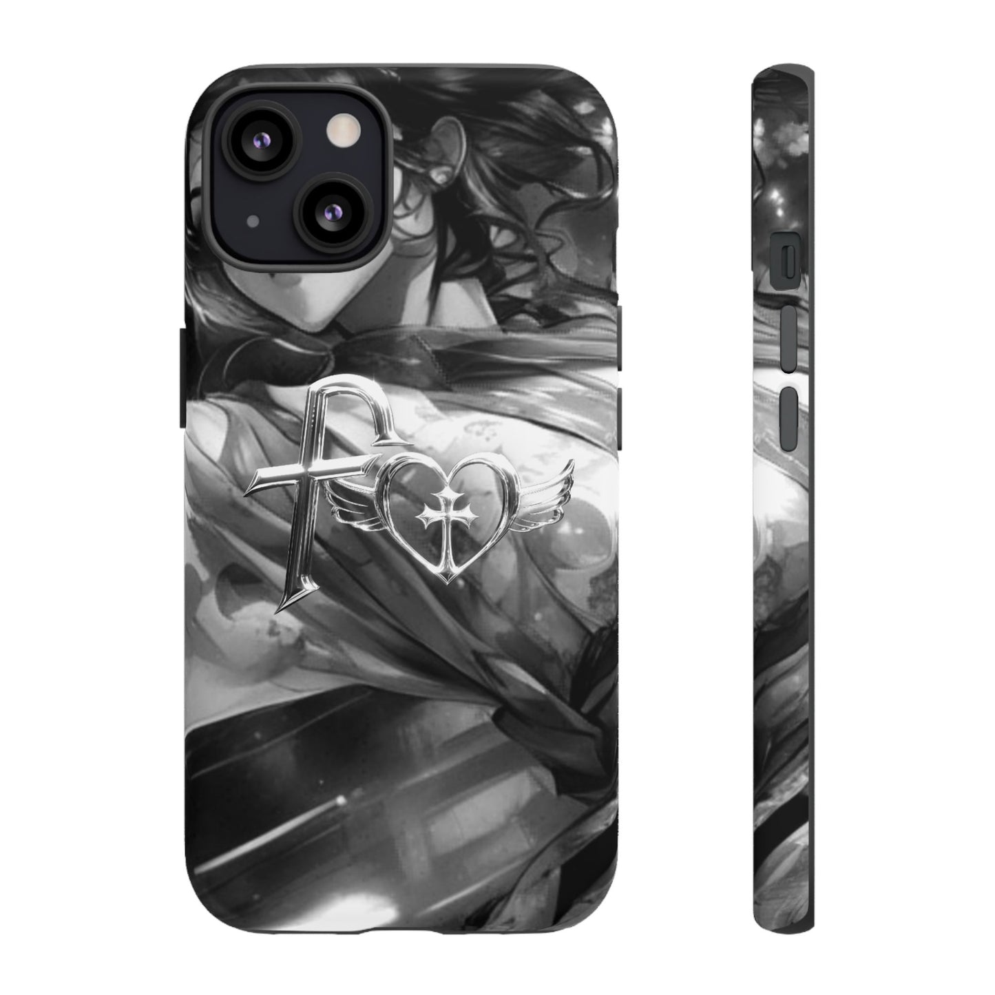 Kiss+United PII Black Tough Phone Case