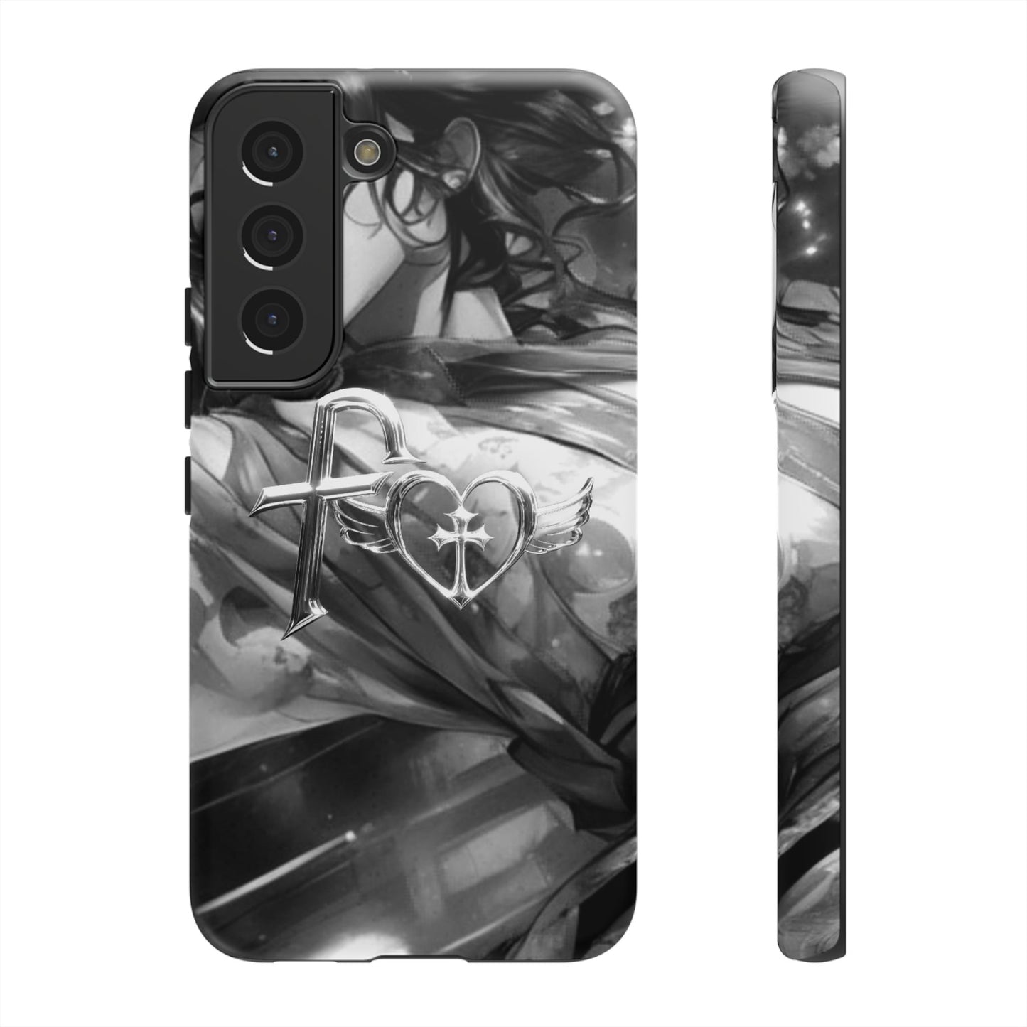 Kiss+United PII Black Tough Phone Case