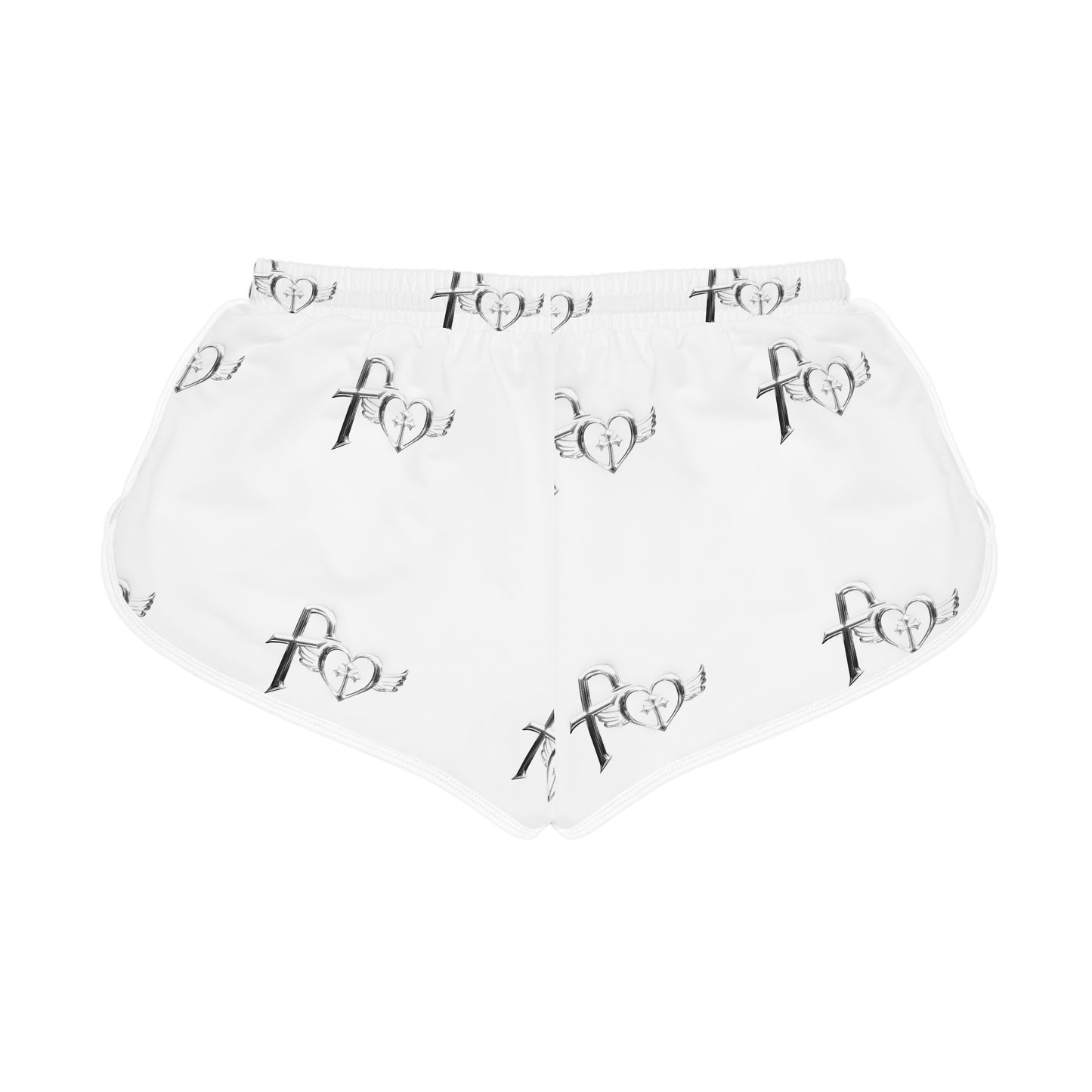 Kiss+United Fukiyo White Women's Relaxed Shorts (AOP)