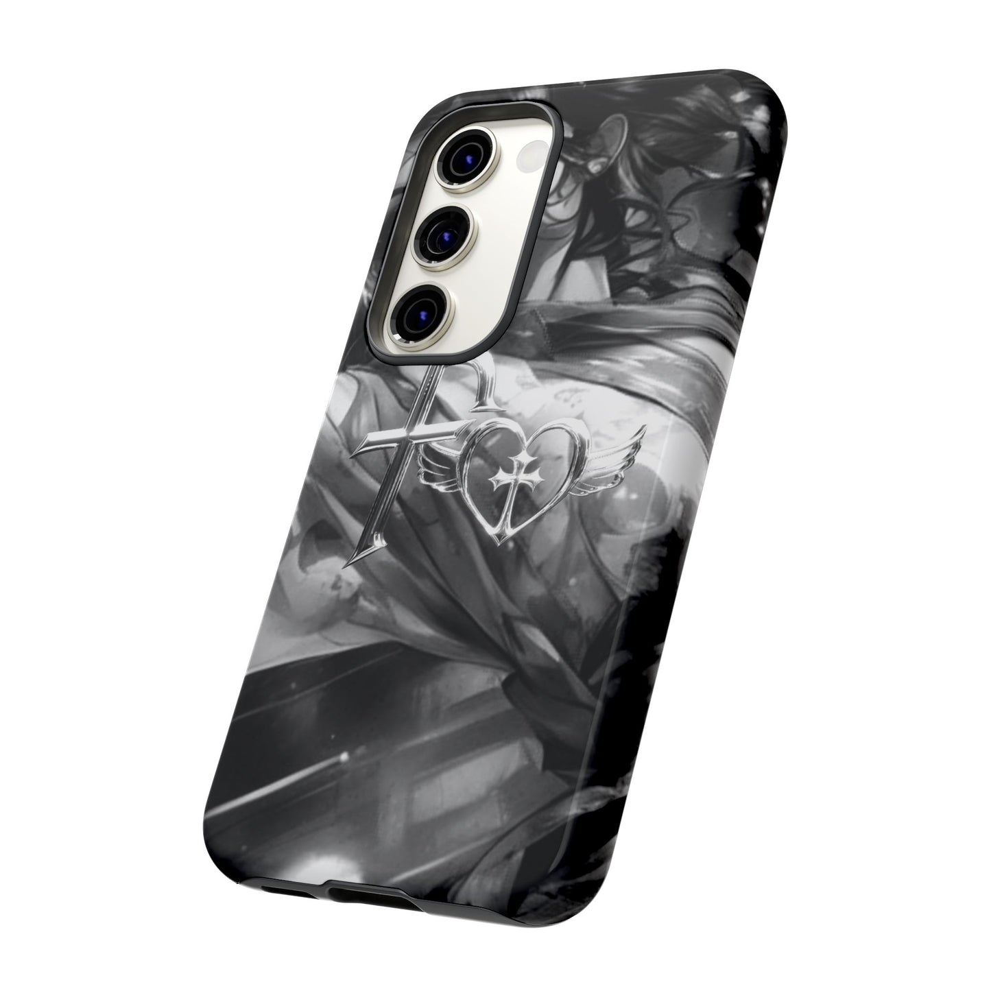 Kiss+United PII Black Tough Phone Case