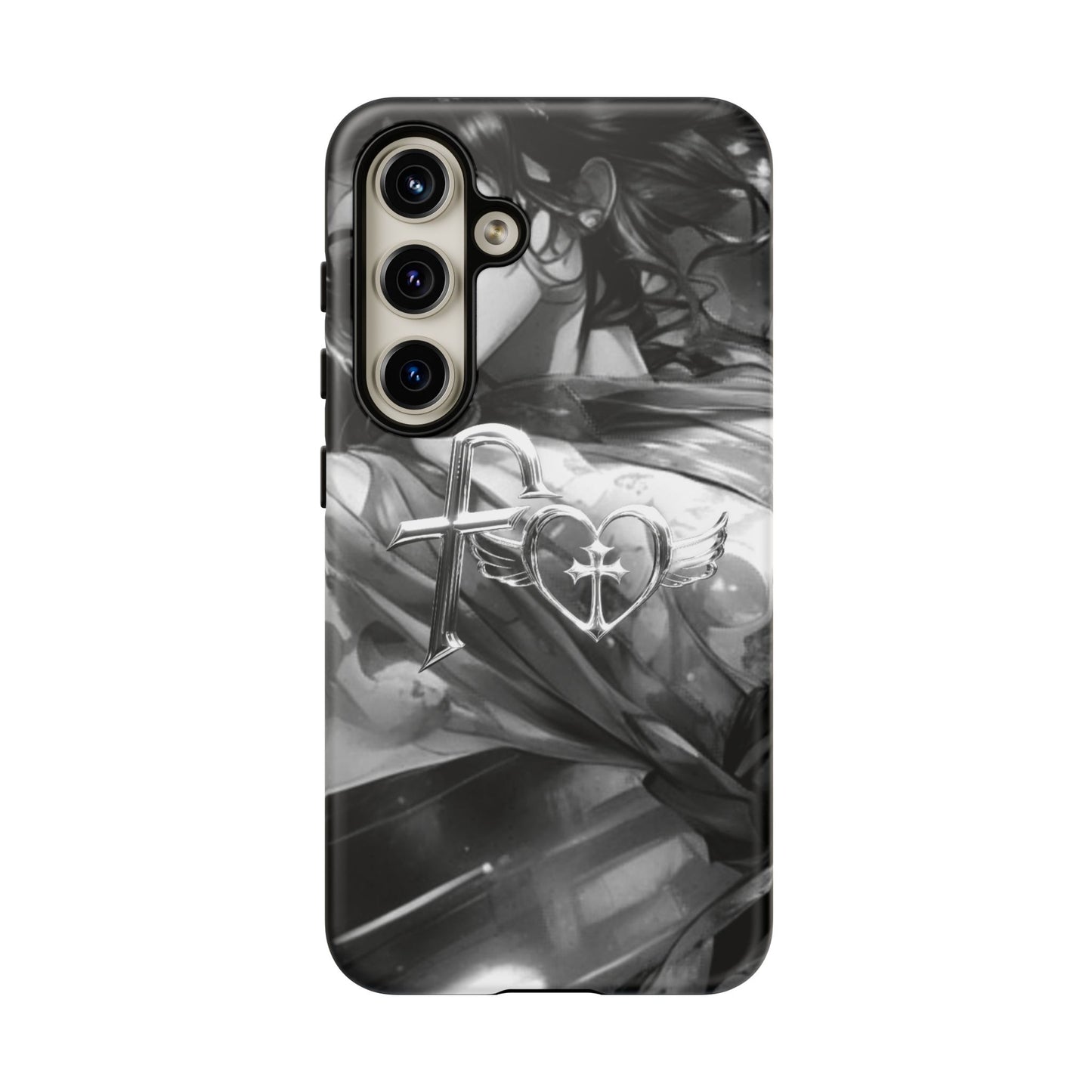 Kiss+United PII Black Tough Phone Case