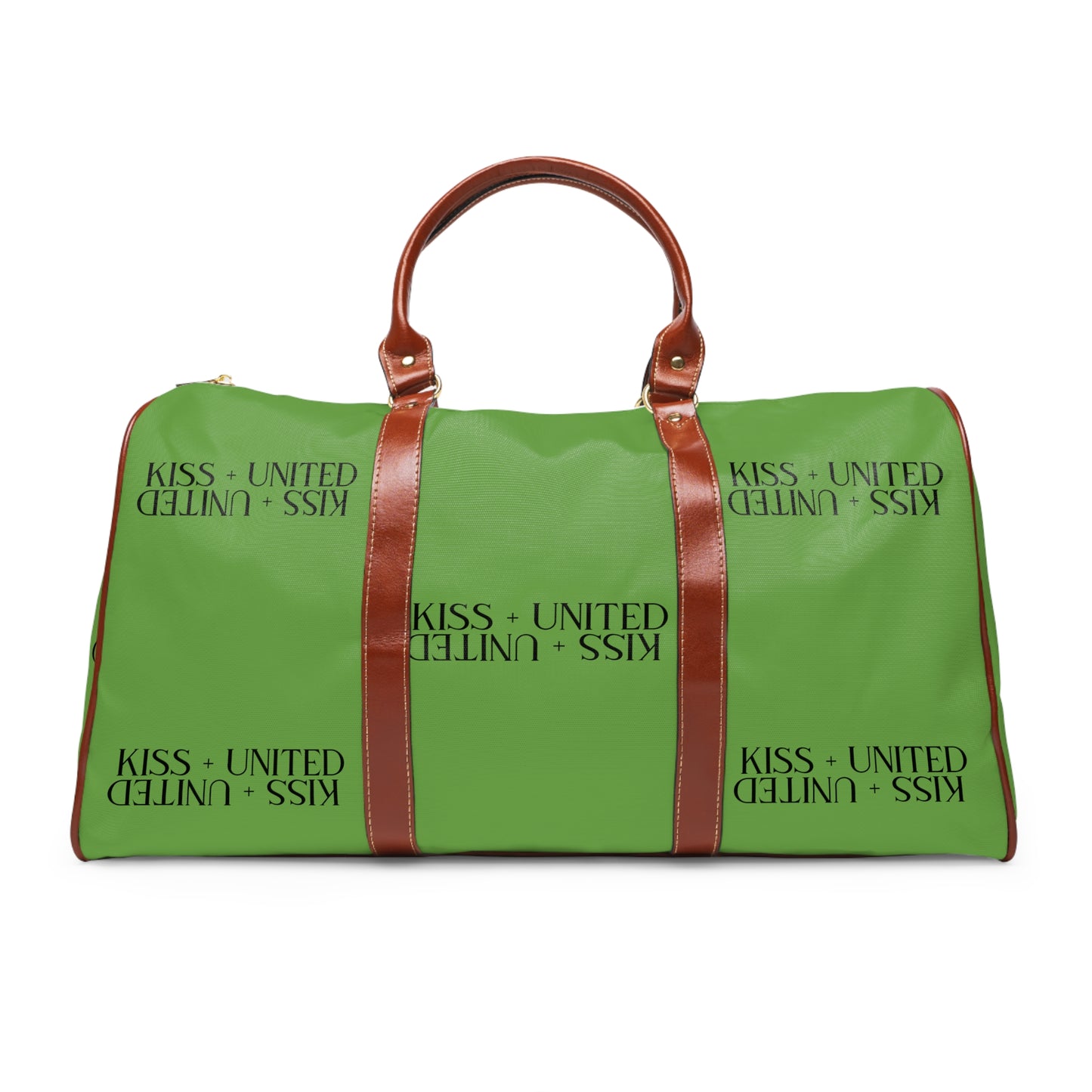 Kiss+United Slime Green Waterproof Travel Bag