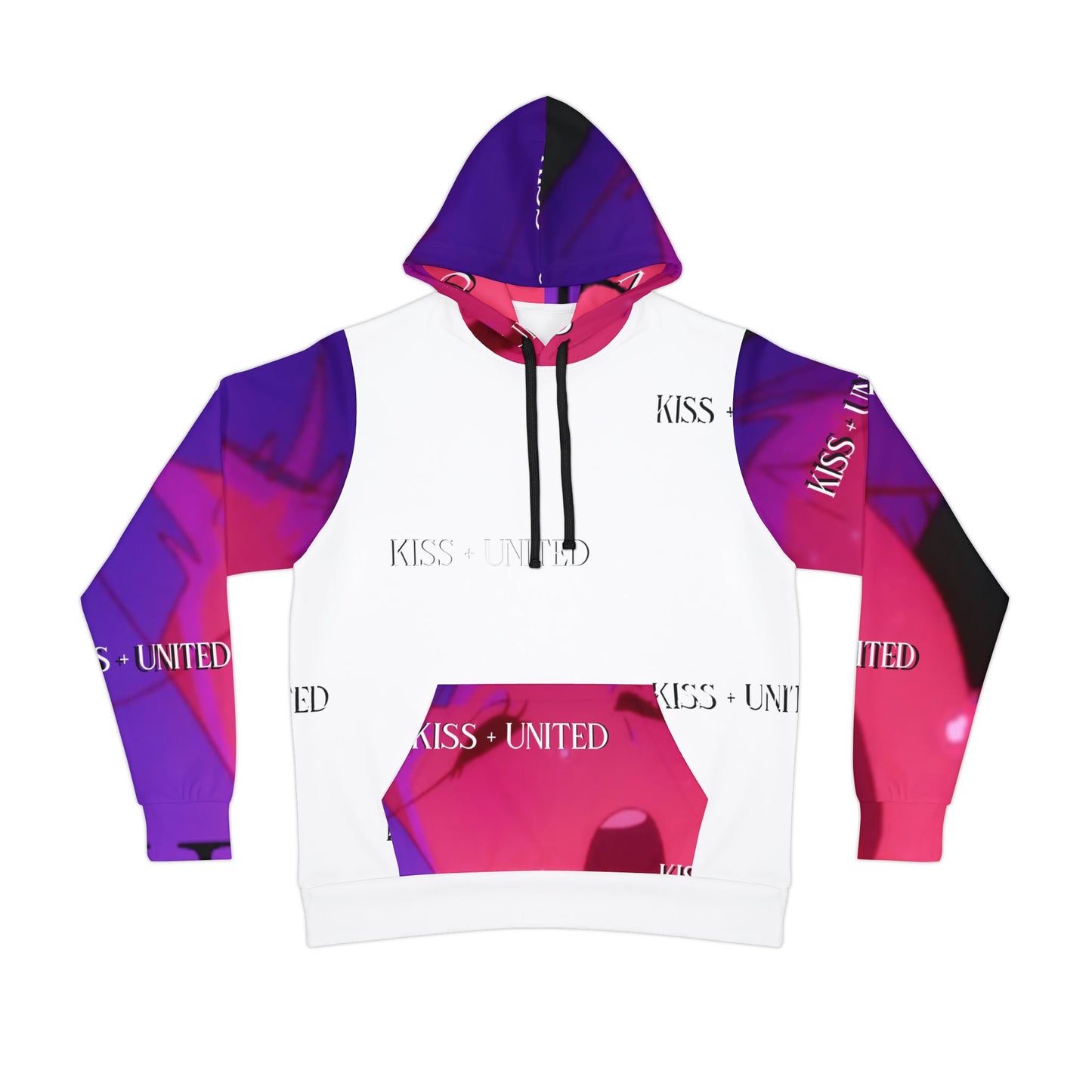 Kiss+United N.Ko Girl Athletic Hoodie (AOP)