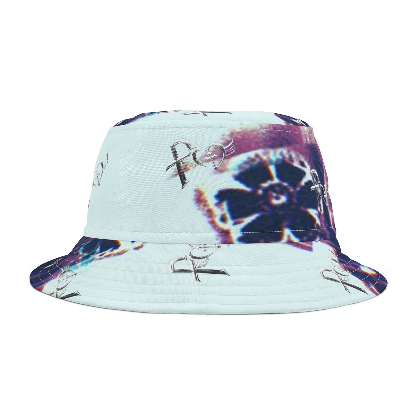 Kiss+United New Era Bucket Hat (AOP)