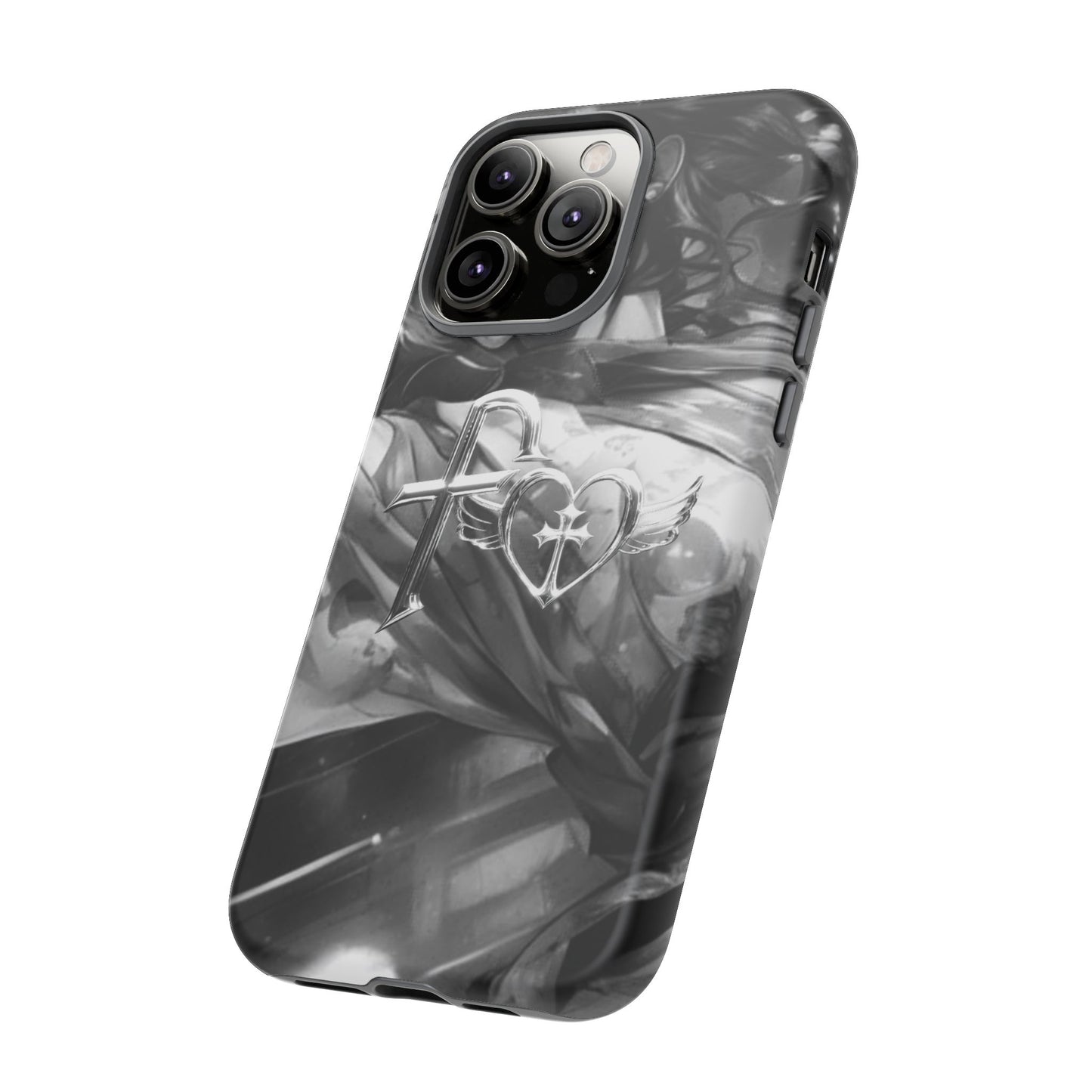 Kiss+United PII Black Tough Phone Case