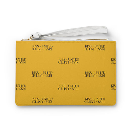 Kiss+United Golden Yellow Clutch Bag