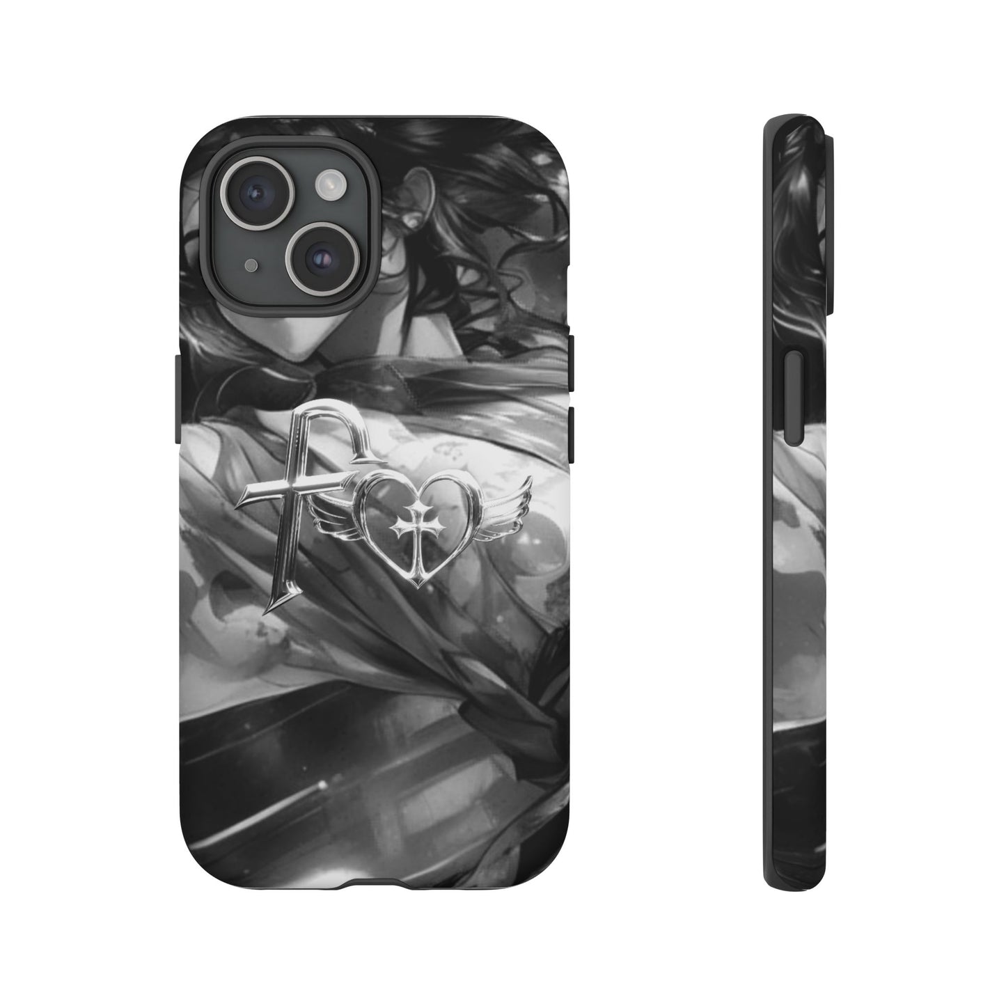 Kiss+United PII Black Tough Phone Case