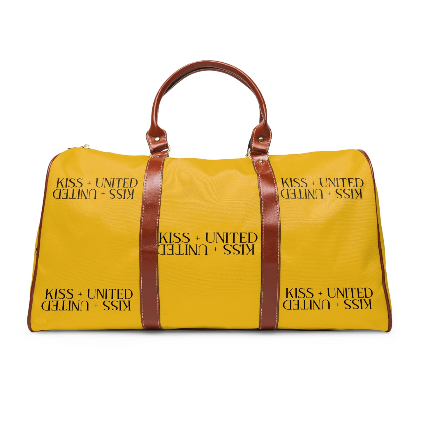 Kiss+United Golden Yellow Waterproof Travel Bag