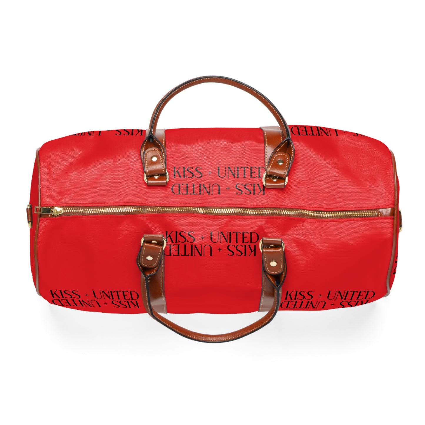 Kiss+United Dusk Red Waterproof Travel Bag