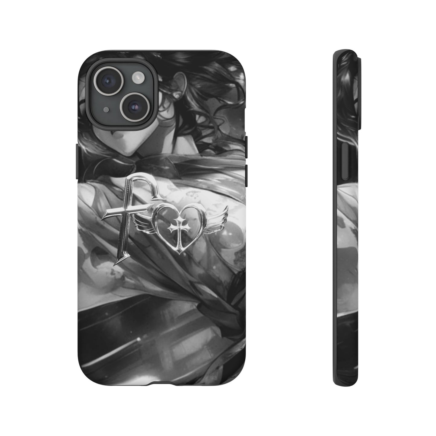 Kiss+United PII Black Tough Phone Case