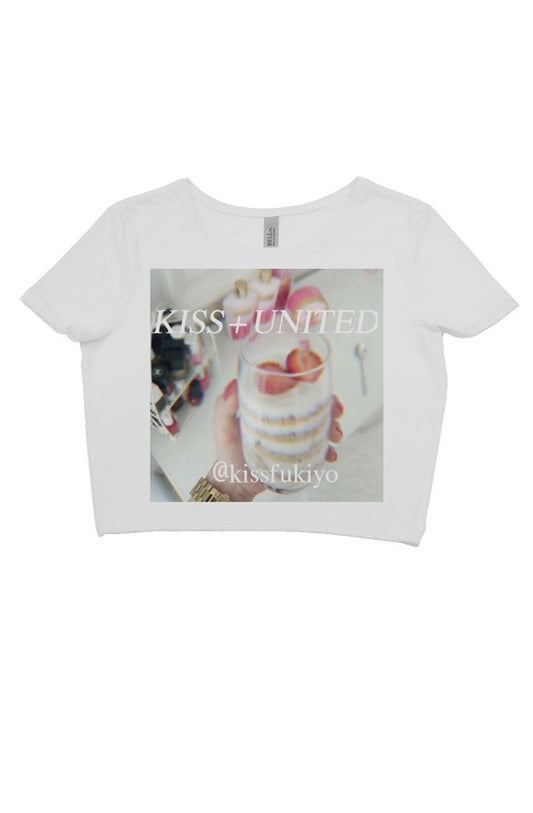 Kiss+United Strawberry Crop Tee