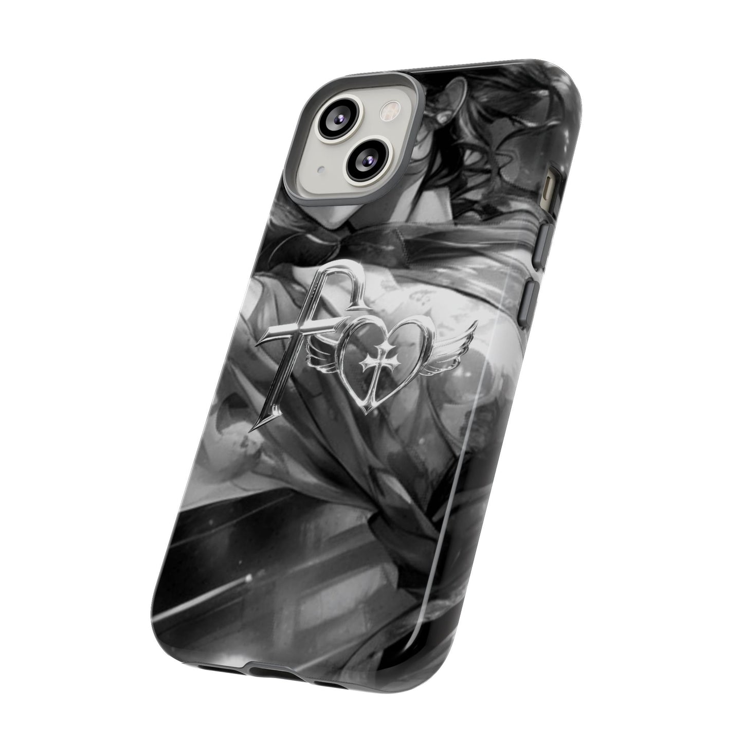 Kiss+United PII Black Tough Phone Case