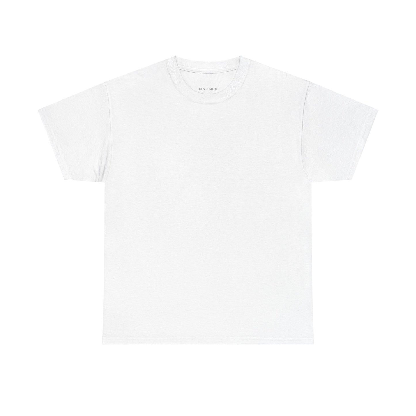 Kiss+United Uni Heavy Cotton White Tee