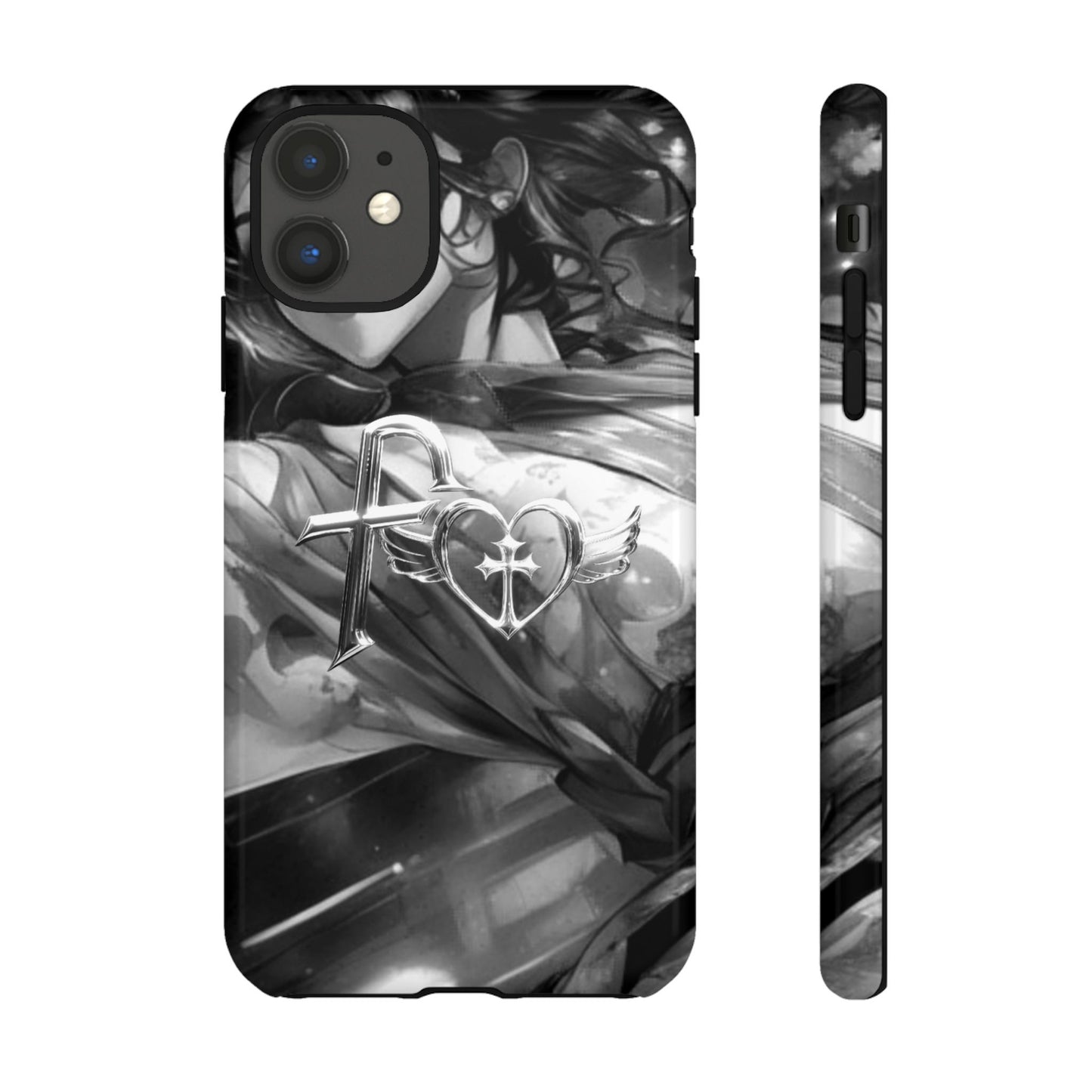 Kiss+United PII Black Tough Phone Case