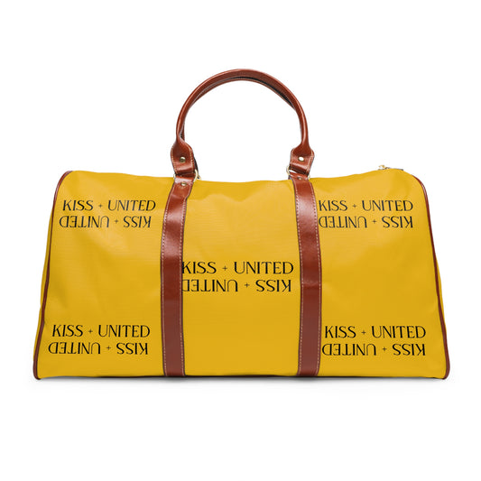 Kiss+United Golden Yellow Waterproof Travel Bag