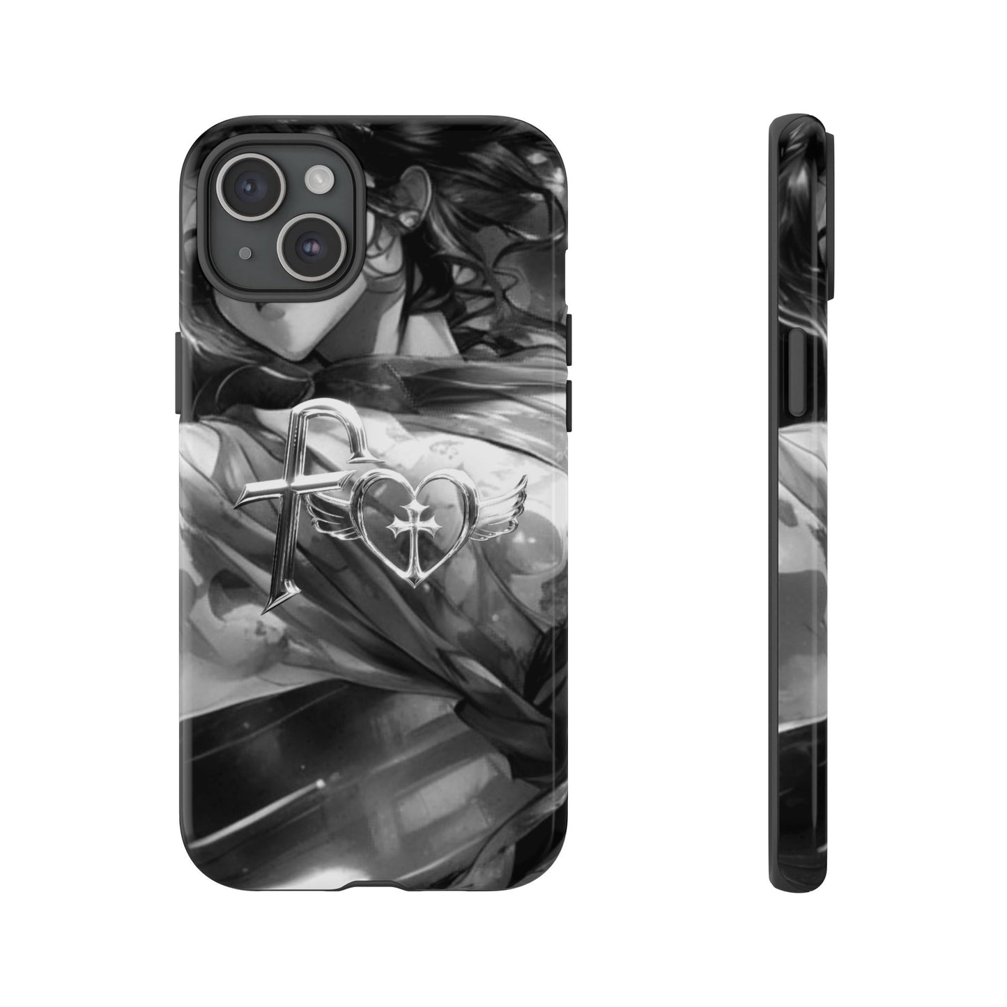 Kiss+United PII Black Tough Phone Case