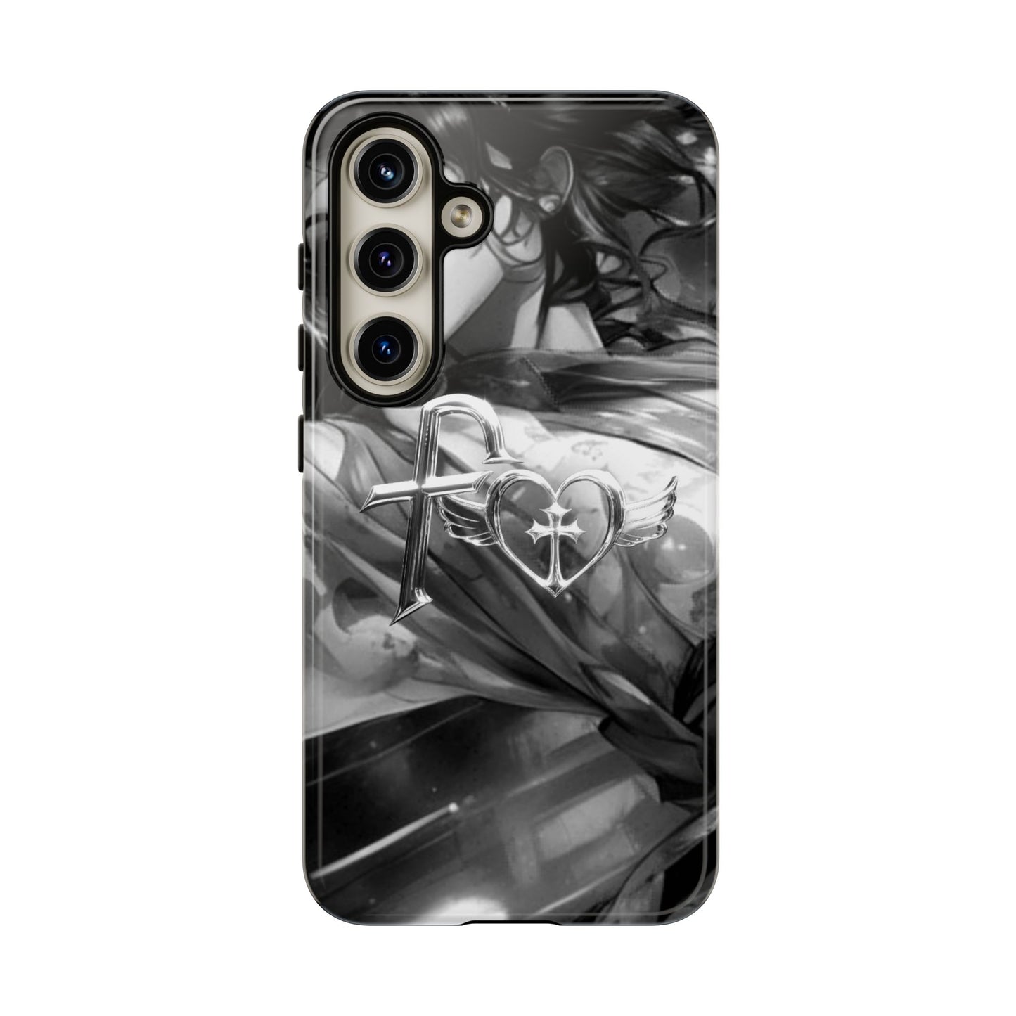 Kiss+United PII Black Tough Phone Case