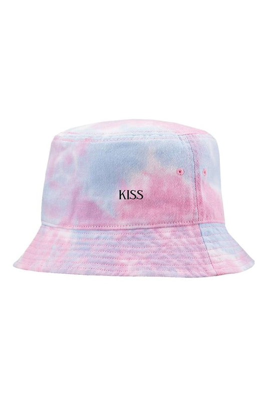 Kiss Cotton Candy Tie-Dye Bucket Cap