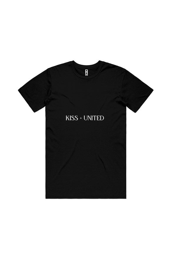 Kiss+United Tee Black