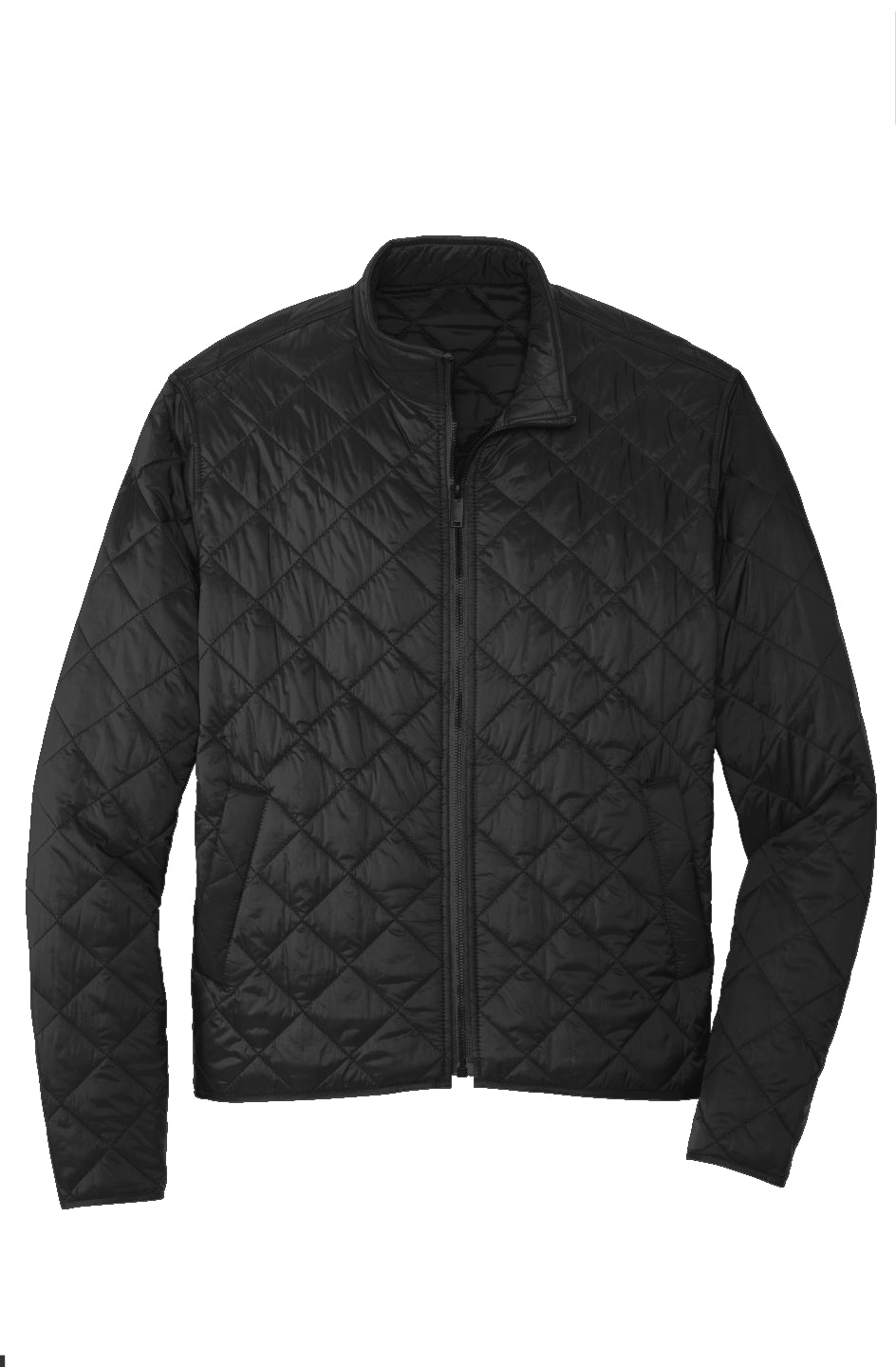 Quilted Full-Zip Jacket Black