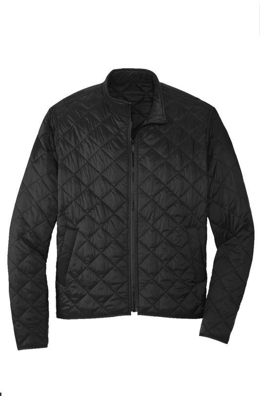 Quilted Full-Zip Jacket Black