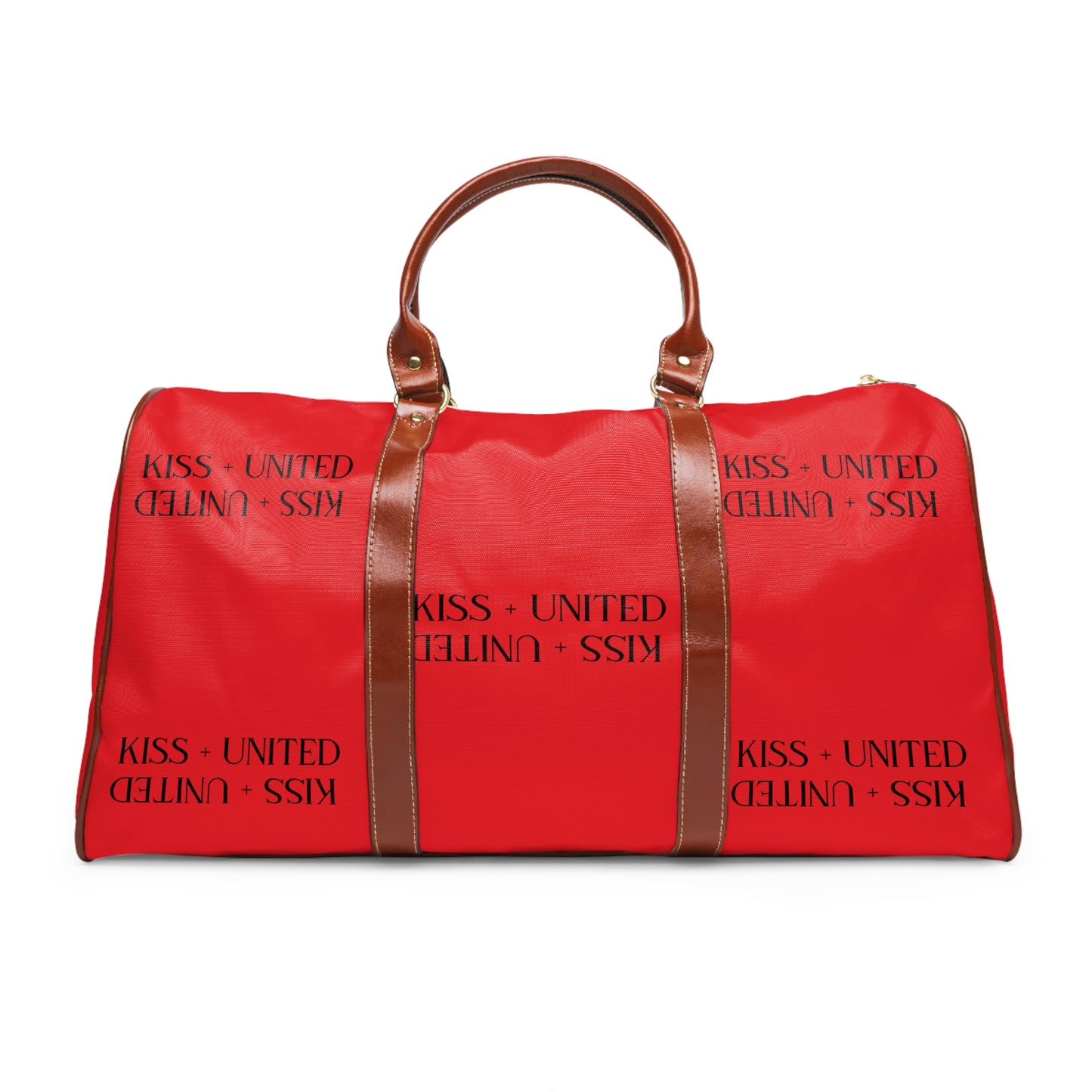 Kiss+United Dusk Red Waterproof Travel Bag