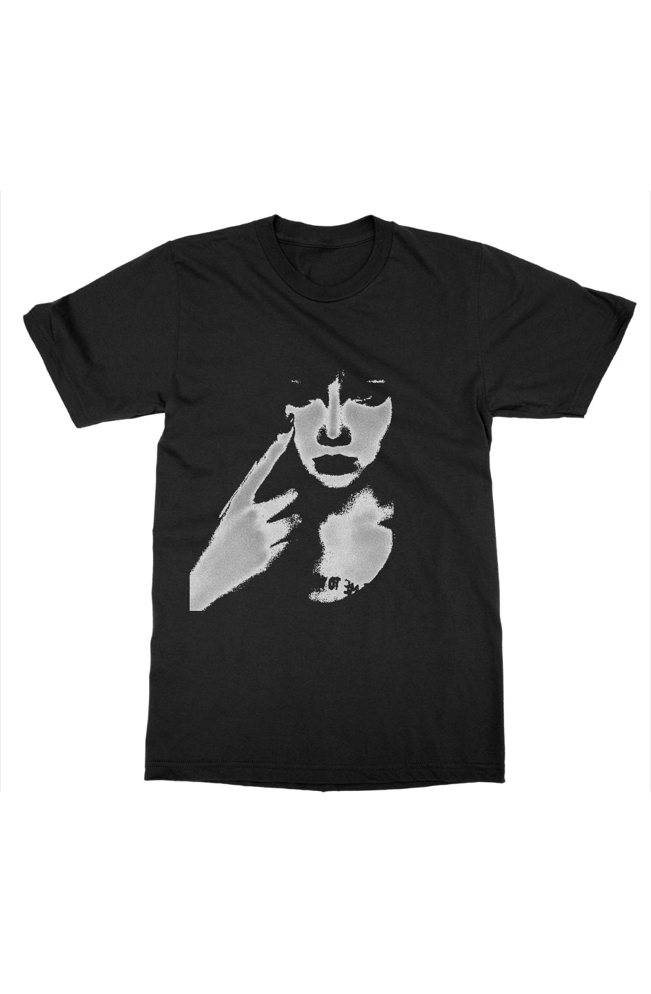 kiss+united mysterygirl black tee