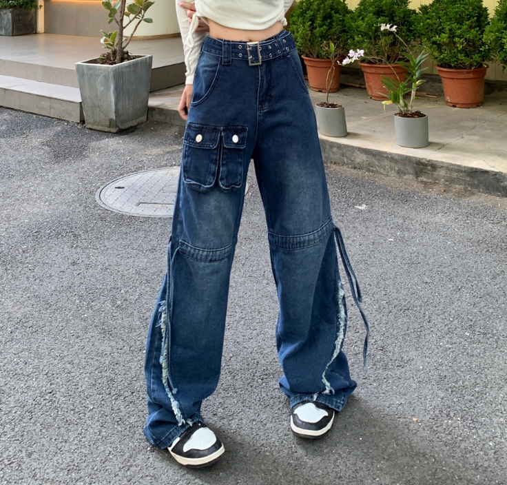 Kiss+United Vintage High Waist Loose Wide Leg Jeans