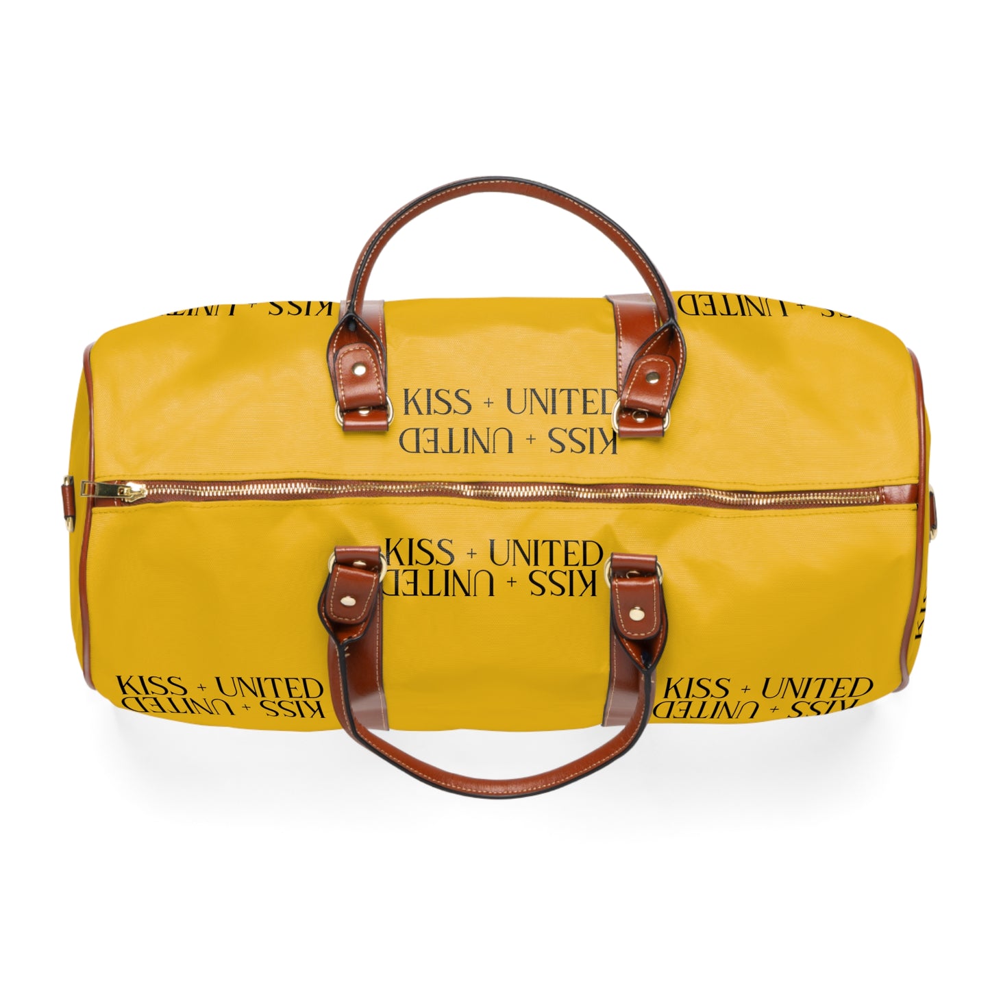 Kiss+United Golden Yellow Waterproof Travel Bag