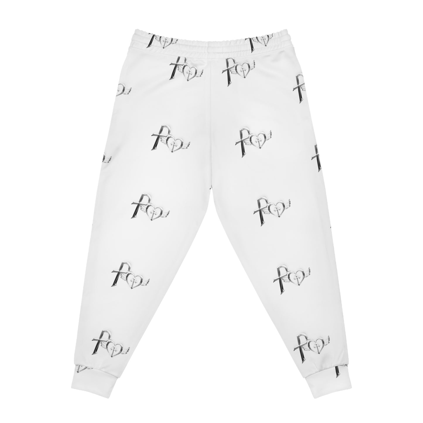 Kiss+United Fukiyo White Athletic Joggers (AOP)