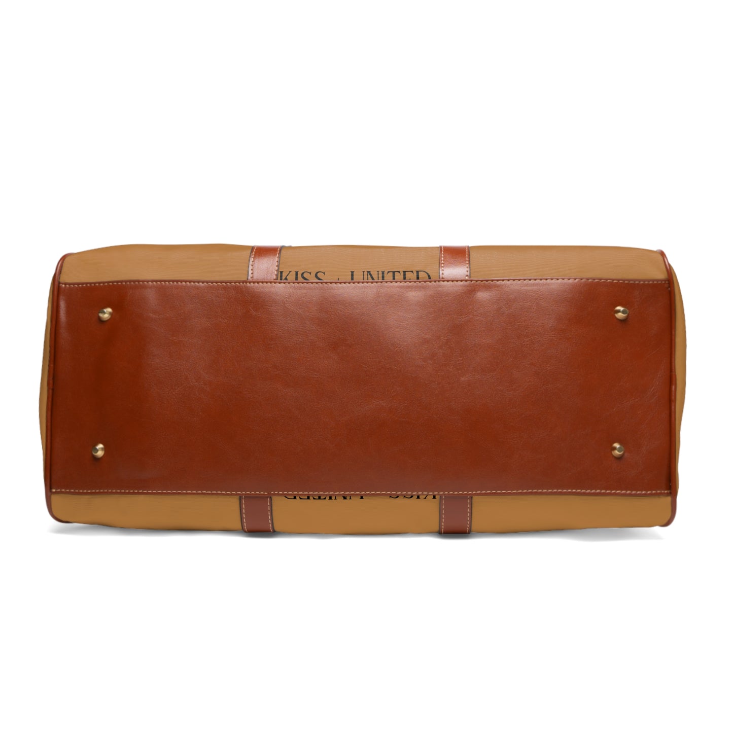 Kiss+United Wood Brown Waterproof Travel Bag