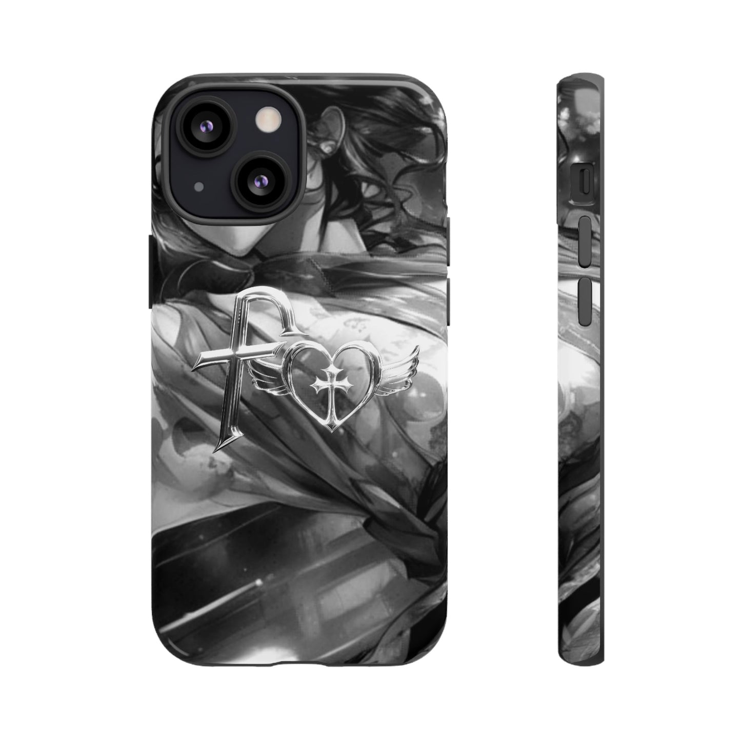 Kiss+United PII Black Tough Phone Case