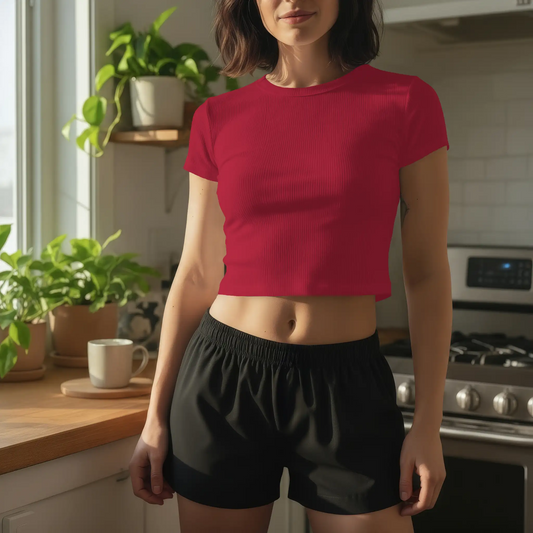 Kiss+United S1 Women's Micro Rib Baby Tee