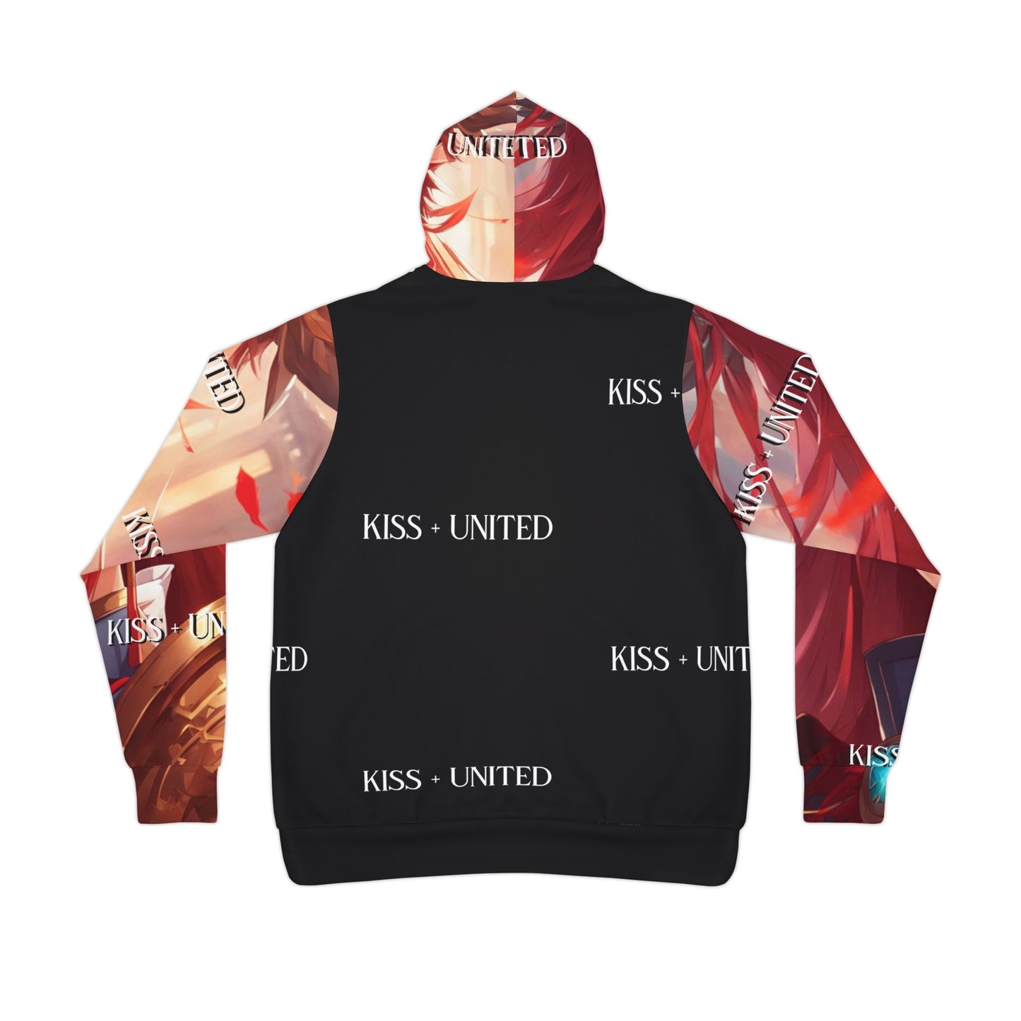 Kiss+United War God Fria Athletic Hoodie (AOP)