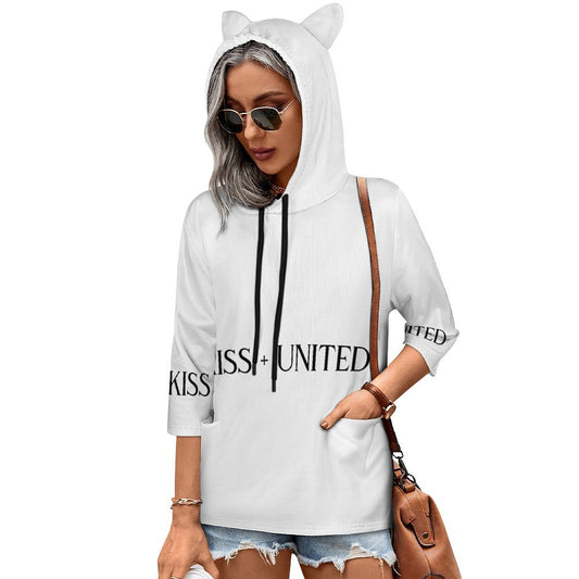 Kiss+United Women Hoodie Pullover