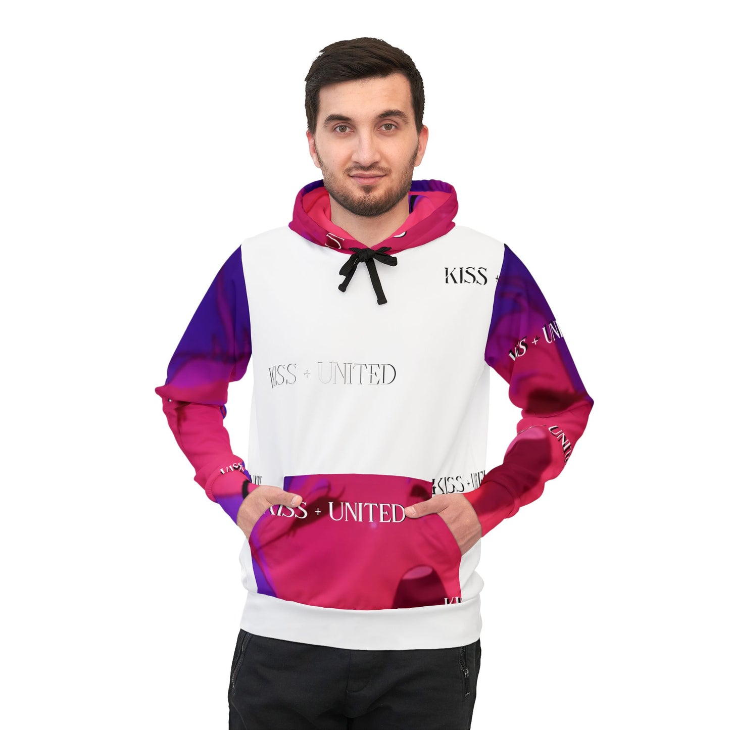 Kiss+United N.Ko Girl Athletic Hoodie (AOP)