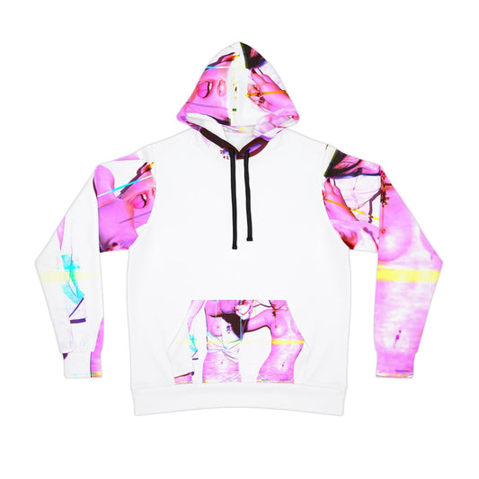 Kiss+United Nudestress Pink Athletic Hoodie (AOP) Plain