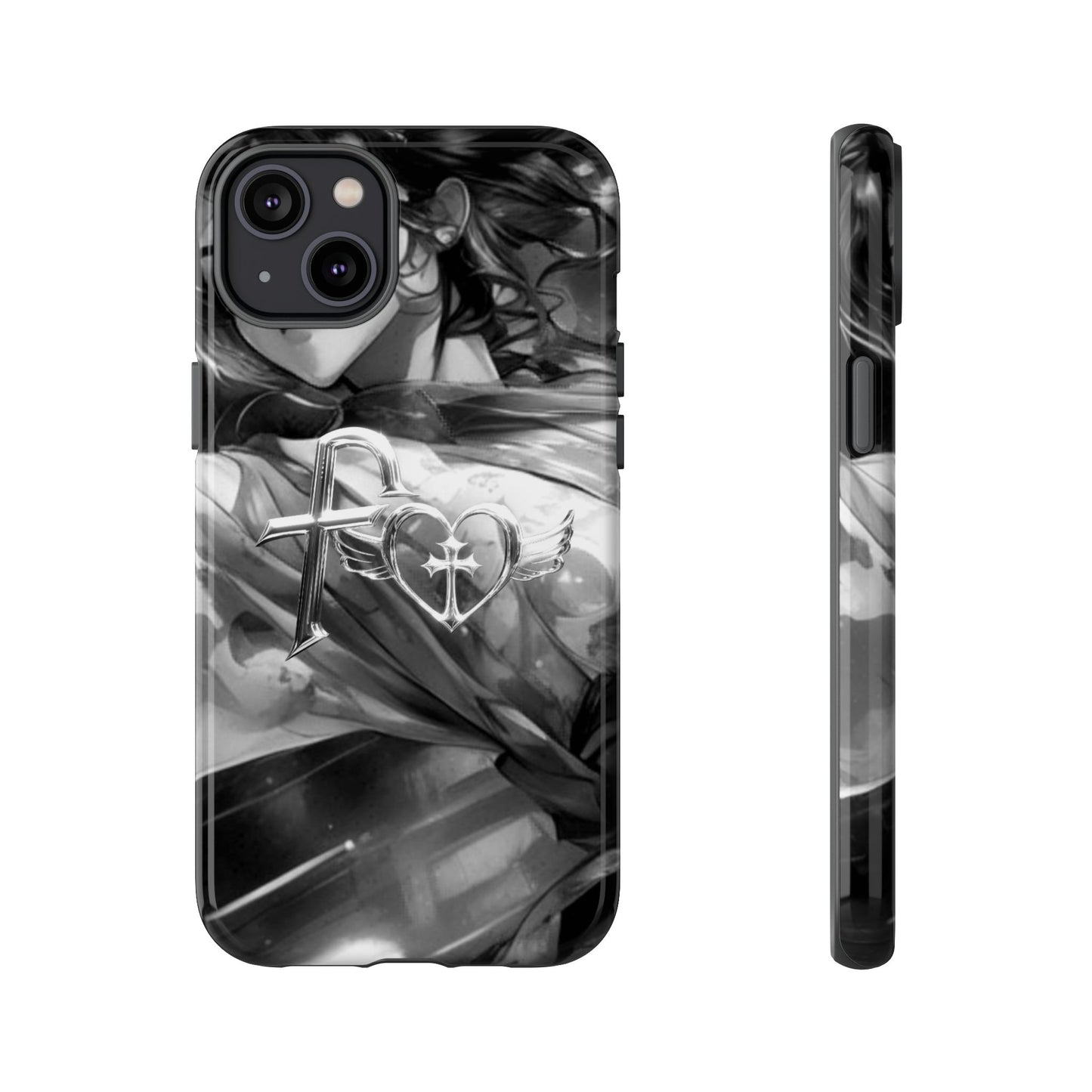 Kiss+United PII Black Tough Phone Case