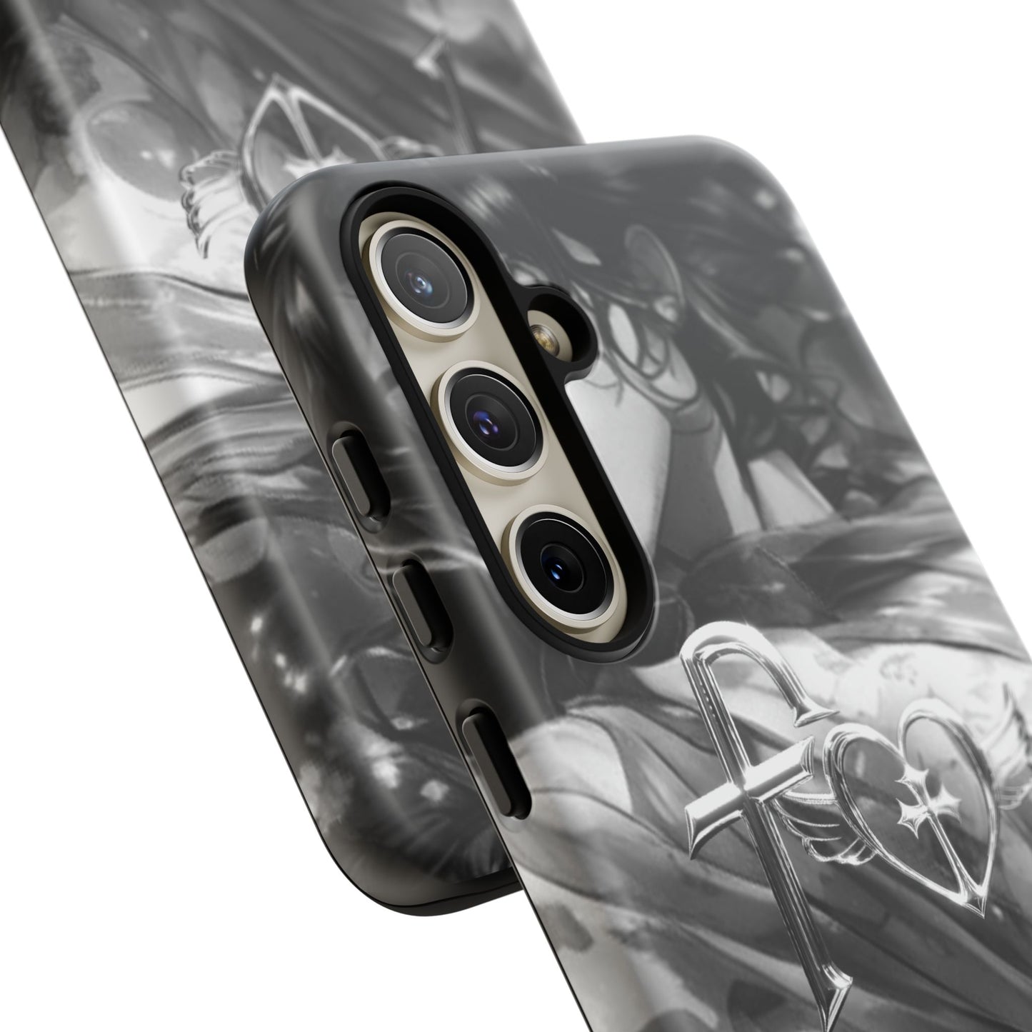 Kiss+United PII Black Tough Phone Case