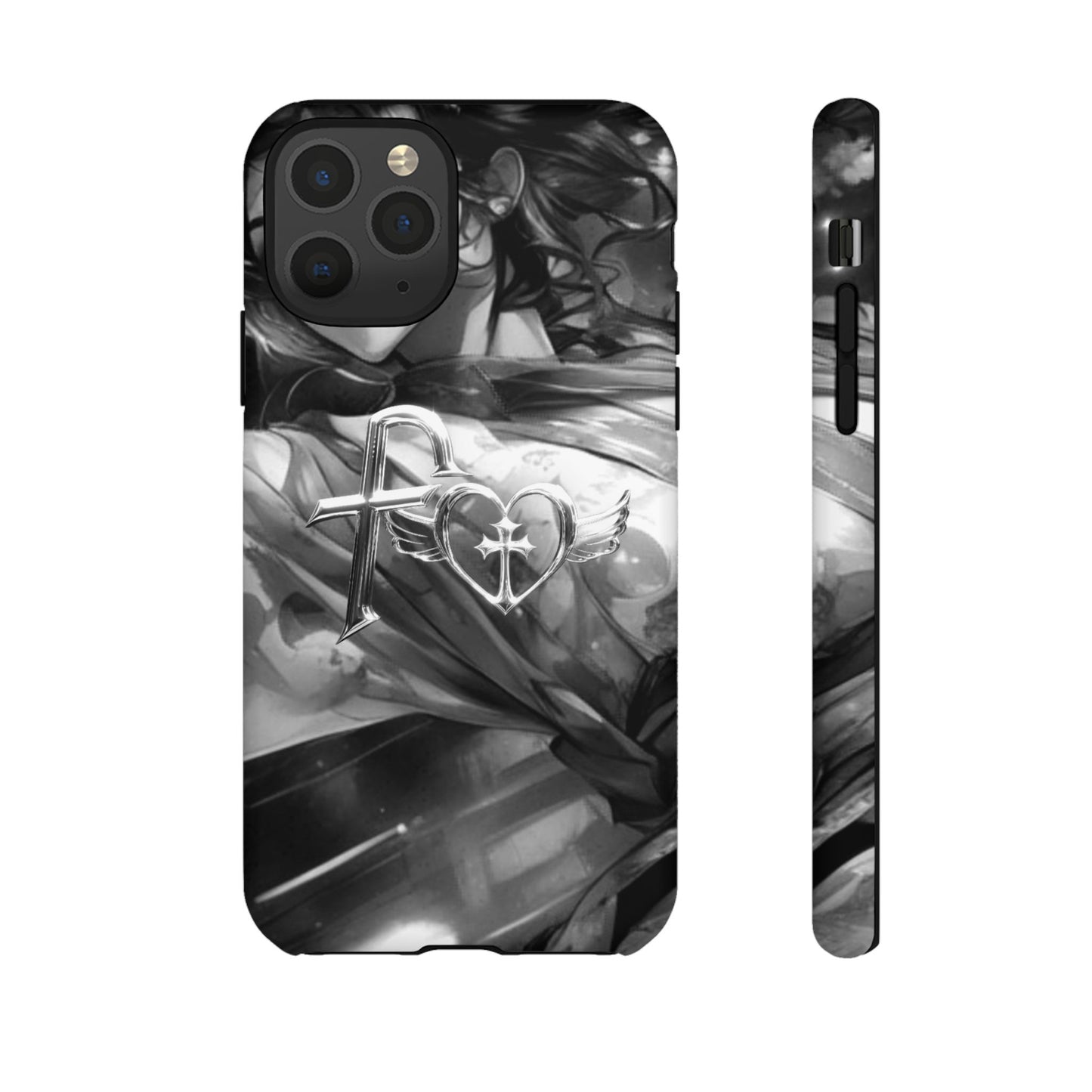 Kiss+United PII Black Tough Phone Case