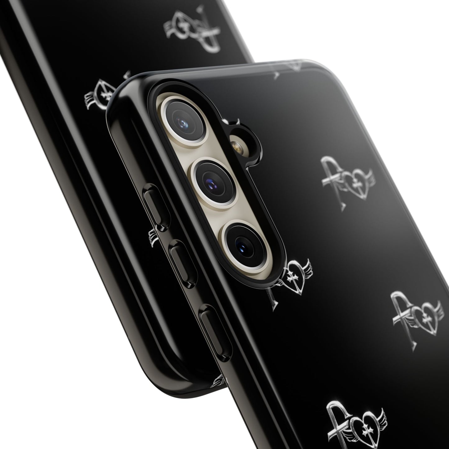 Kiss+United Fukiyo Black Tough Phone Case