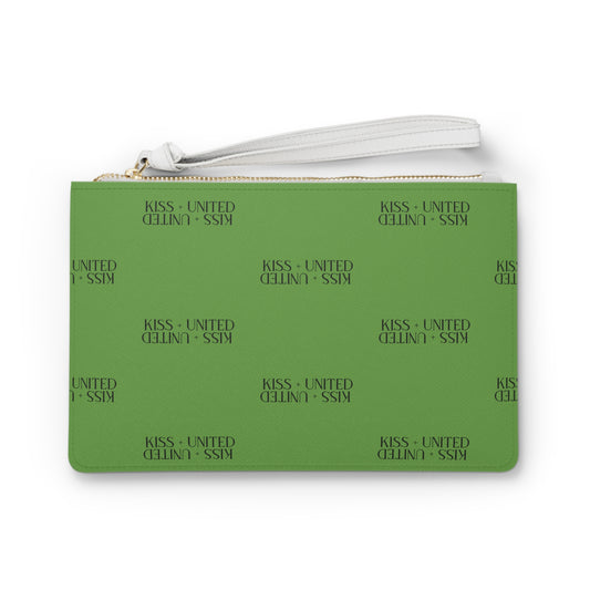 Kiss+United Slime Green Clutch Bag