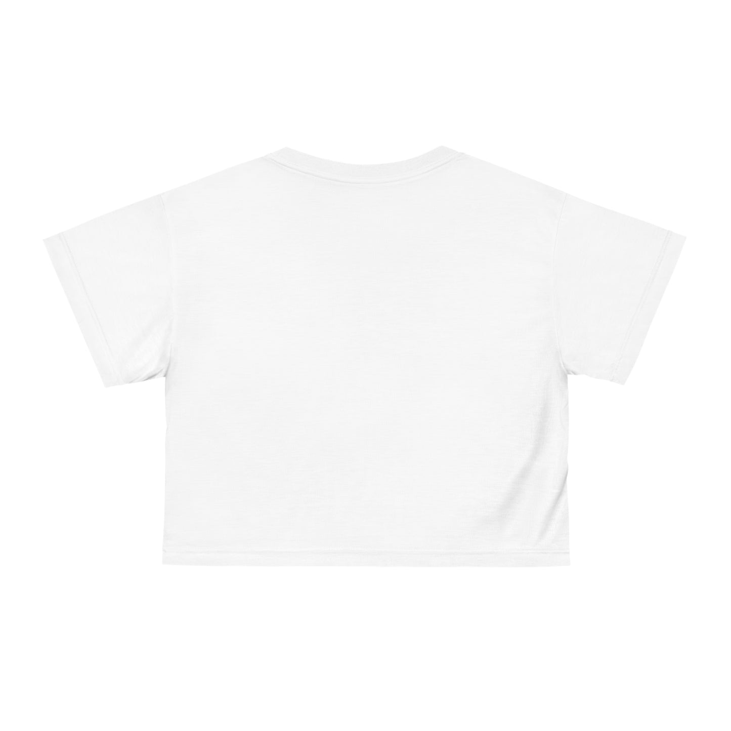 Kiss+United Hollow Girl Crop Tee (AOP) White